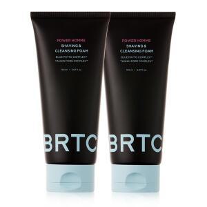 [기타]BRTC 파워 옴므 쉐이빙 앤 클렌징폼 150ml 2개
