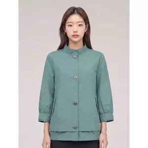 [크로커다일레이디]그린 드로우스트링 점퍼 CLCMJP101_P385198554