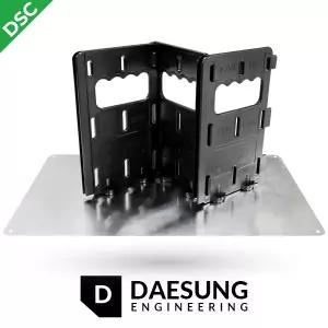 대성 배달통 자석 파티션 일자형 칸막이 ㄱ자1세트+GI바닥판 40x24cm 국산 세트 상품
