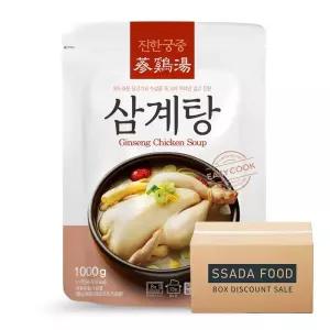 진한 궁중 삼계탕 전통보양식 닭백숙 1kg 12개 한박스