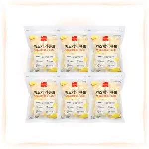 썬리취 치즈케익 큐브 1kg 냉동 X 6봉
