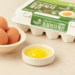 건강하고 행복한 닭이 낳은 동물복지 계란 15구 (왕란, 1020g)