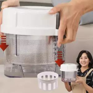 2.4리터 하이로 빅스텐 매직 짤순이 유청분리기 세트 음식 탈수기 스테인리스 5단계 조절 100% 국내 생산