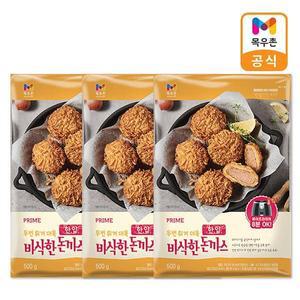 [목우촌] 프라임 한입 돈까스 500g x 3개