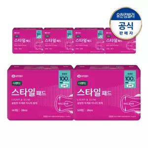 디펜드 스타일 데일리 패드 중용량 날개형 요실금 여성용 성인기저귀 14PX6팩