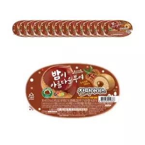 [슈팅냉동] 찰떡아이스 부여알밤 90ml, 15개