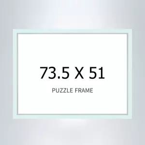 1000P,2000P (73.5cm*51cm) 액자 슬림 모던화이트 퍼즐전용액자