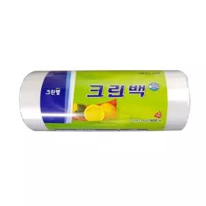 크린？N)크린롤백 미니(17x25cm 500매)/롤백/주방/용품/위생백/비닐백/음식/보관/다용도/비닐/일회용/봉투