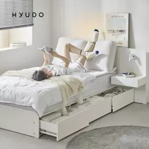 [휴도]지정일배송/무료설치ㅣJAJA 다감한 선유 LED 호텔 3단 빅서랍 슈퍼싱글 수납 침대 프레임 SS