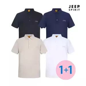 JEEP SPIRIT 시원한 남성 폴로반팔티 카라티셔츠 단품 및 2종세트