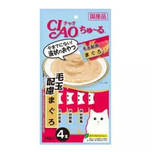 (sc-101) 이나바 챠오츄르 헤어볼 참치 4p 고양이간식