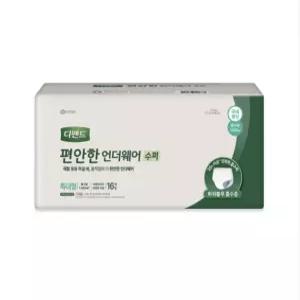 유한킴벌리 디펜드 편안한 언더웨어 수퍼 특대형 16매 x 4팩