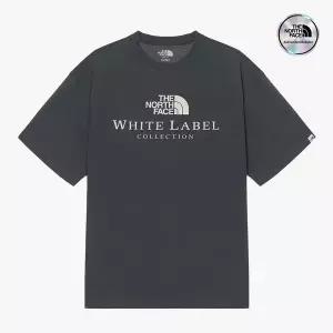 [노스페이스] [노스페이스 공식] NT7UR26L 화이트라벨 시그니처 반팔 라운드티_CHARCOAL GREY