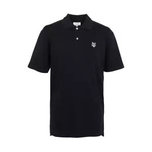 [메종키츠네] 폭스헤드 남성 카라 반팔티셔츠 PM00210KP0001 P199