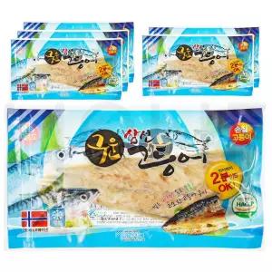 삼선 고등어 구운 고등어 (냉동), 120g, 6팩