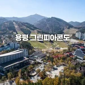 [강원 평창] 용평리조트 그린피아콘도 (봄나들이/가족여행/마운틴뷰/취사가능)