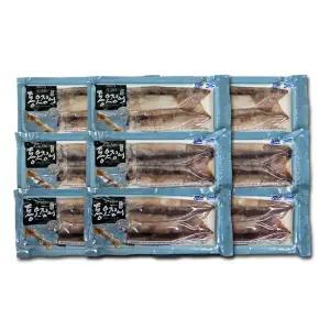 [명진] 국내산 손질통오징어 총 18마리 (250g×9팩)