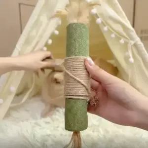 마이캣 대왕캣닢스틱 고양이 캣닢 마따따비 이갈이 치갈이 장난감 혼자 스크레쳐 깃털 삼베줄