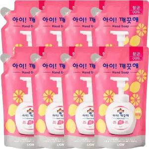 아이깨끗해 복숭아 리필 200ml 8개