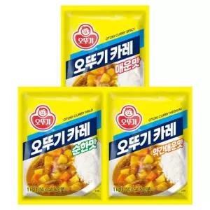 오뚜기 카레 1kg 분말 순한맛 약간매운맛 매운맛 선택