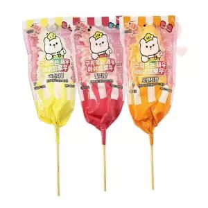 18개 1세트 새우모양 휴가먹거리 간식거리 바베큐꼬치 캠핑꼬치