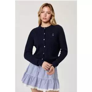 [후아유](센텀시티점)Steve High Gauge Cotton Cable Cardigan / WHCKG2325F