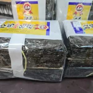 청정해역 명품 완도 햇 곱창김 잇바디돌김 1톳 100장/곱창/구운/햇곱창/건어물/김반찬/밥반찬/재래김/가정