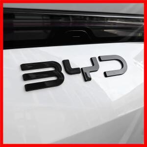 BYD SEAL QIN HAN SONG Plus ATTO3 SEAL ABS 크롬 블랙 로고 BYD 엠블럼 레터 스티커 자동차 트렁크 배지