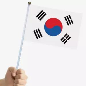 미니태극기 손태극기 응원 행사 집회 국경일 응원용 휴대보관 편리 스포츠관람 단체행사용