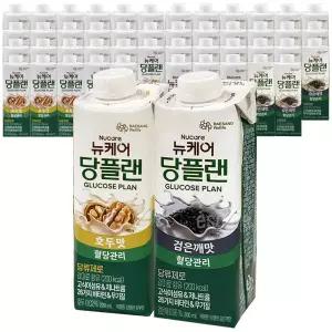 뉴케어 당플랜 검은깨+호두맛 혼합(24팩씩) 200ml , 48개