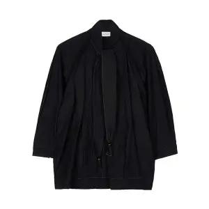 [르메르] 소프트 칼라 블라우스 블랙 TO1334 LF1399 980 153200090