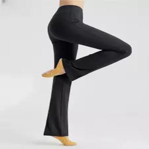 무용복 성인 발레 댄스복 모달 취미 부츠컷 연습복 기본 XS 바지 블랙