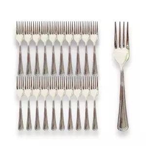 스텐 양식 포크 20개 세트 - 소 16cm/포오크/탕비실/선물/업소/카페/가정/용/급식/간식/유치원/어린이집