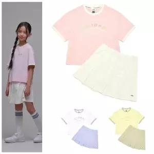 [내셔널지오그래픽키즈](센텀시티점)키즈 여아 소로나 반팔/스커트 세트 PINK K242GPB010 (정상가 99,00...