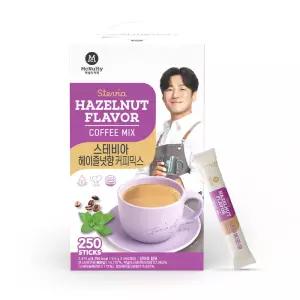 맥널티 헤이즐넛 스테비아 커피믹스 9.5g 250입