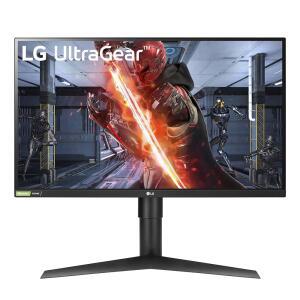 LG 27GL83A-B 27인치 울트라기어 QHD 2560 x 1440 IPS 게이밍 모니터, 144Hz, 1ms(GtG), NVIDIA G-SYNC, AMD FreeSync, HDR10, HDR, 디스플레이포트, 기울기/높이/피봇 조절 스탠드, 블랙