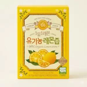 1일1레몬 홀베리 유기농 레몬즙 착즙 원액 레몬수 14포, 4개