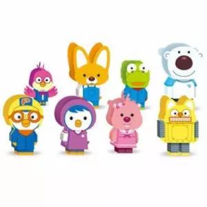 (뽀로로) 가위 없이 만들기 3D 종이접기 DIY/접기/키트/종이/초등/미술/재료/어린이/방과후/조립/페이퍼