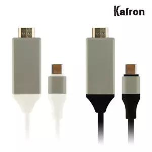칼론 L9C C타입 to HDMI 케이블 미러링 스마트폰 핸드폰 TV 모니터 빔프로젝트 작은화면에서 큰 화면으로