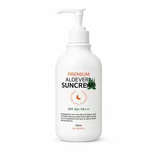 닥터문 알로에베라 선크림 SPF50+ 500ml 대용량 쿨링 썬크림 백탁 끈적임 없는
