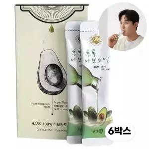 네이처담 아보카도오일 엑스트라버진 아보카도유 스틱오일 10g X 10포 스틱 ,6박스