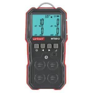 4종복합가스측정기 칼라 WT8812 일산화탄소(CO) 산소(O2) 황화수소(H2S) 가연성(EX) 맨홀작업 건설현장 정화조청소 상하수도 WT-8812 수동펌프 (옵션)