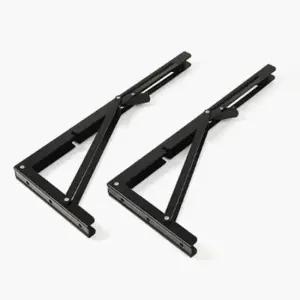 다보 접이식 선반대 2개세트 40cm 블랙 다보 받침 거치대