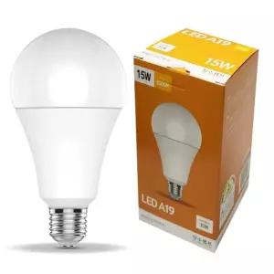 장수램프 A19 LED 벌브 전구 15W E26 구색 다마 기본 가정용 다용도 사무실 실내등 조명 색조명