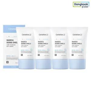 센텔리안24 마데카 더마 쉴드 세이프 수분 선크림 50ml(SPF50+) 4개 24H자외선차단제 수분보습 비건 에센스