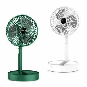 3단 접이식 무선 탁상용 선풍기 USB 휴대용 캠핑 선풍기 저소음 폴더팬