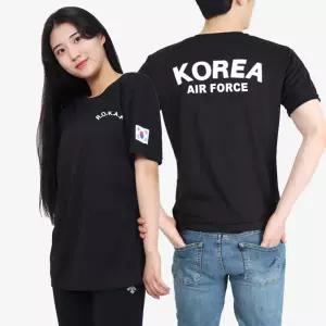 공군 로카프티 ROKAF 반팔 검정 에어포스 로카티
