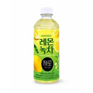 웰그린 레몬녹차 제로 500ml 18개