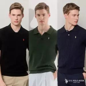 유에스피에이 1-2. [앱1만][U.S POLO ASSN.] 26SS 썸머 코튼 반팔니트 3종 남성