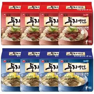 농심 둥지비빔냉면 16개 + 동치미물냉면 16개(총32개)